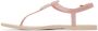 Valentino Garavani Pink VLogo Flat Sandals - Thumbnail 3
