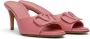 Valentino Garavani Pink VLogo Heeled Sandals - Thumbnail 4