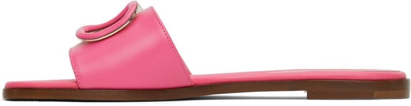 Valentino Garavani Pink VLogo Sandals