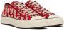 Valentino Garavani Red & Beige Totaloop Sneakers - Thumbnail 4