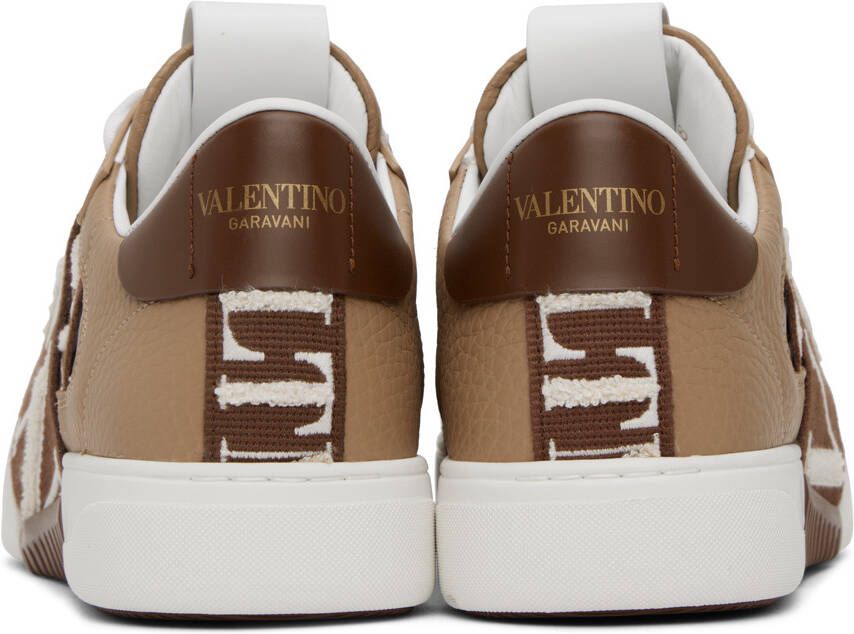 Valentino Garavani Tan & White VL7N Sneakers