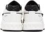 Valentino Garavani White & Black One Stud Sneakers - Thumbnail 2
