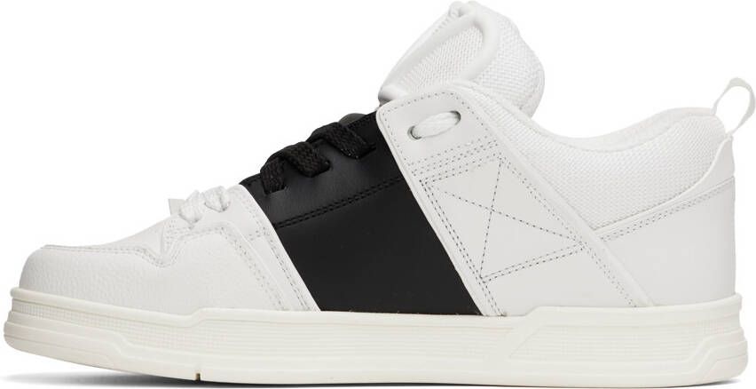 Valentino Garavani White & Black Open Skate Sneakers