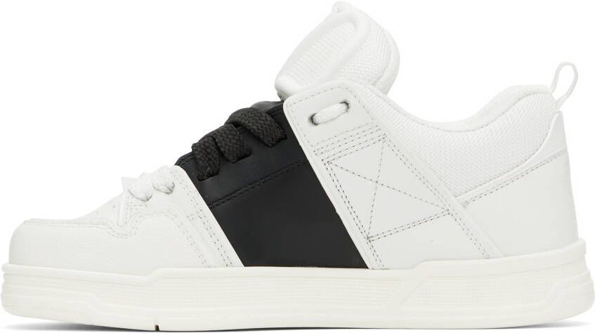 Valentino Garavani White & Black Open Skate Sneakers