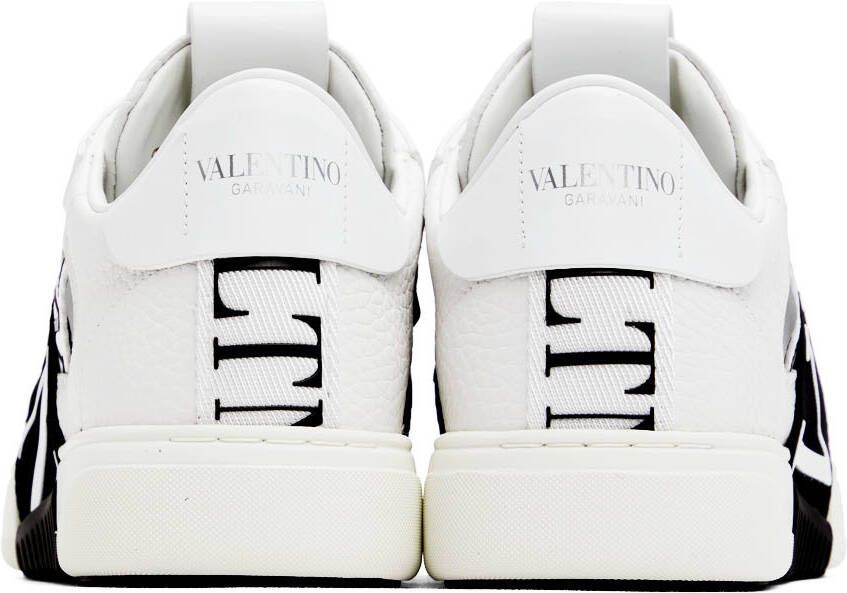 Valentino Garavani White & Black VL7N Low-Top Sneakers
