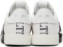 Valentino Garavani White & Black 'VLTN' Low-Top Sneakers - Thumbnail 4