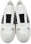 Valentino Garavani White & Black 'VLTN' Low-Top Sneakers - Thumbnail 5