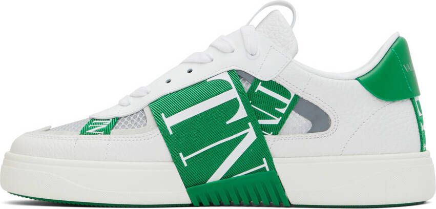 Valentino Garavani White & Green VL7N Sneakers