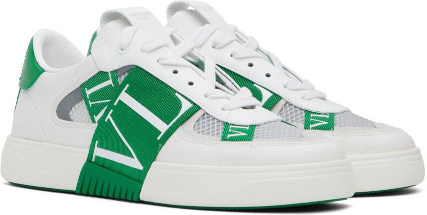 Valentino Garavani White & Green VL7N Sneakers