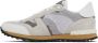 Valentino Garavani White & Grey Camouflage Rockrunner Sneakers - Thumbnail 3