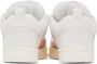 Valentino Garavani White & Pink Open Skate Sneakers - Thumbnail 2
