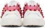 Valentino Garavani White & Pink Untitled Open Sneakers - Thumbnail 2