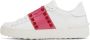 Valentino Garavani White & Pink Untitled Open Sneakers - Thumbnail 3