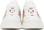 Valentino Garavani White & Pink 'VL7N' Sneakers - Thumbnail 2