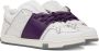 Valentino Garavani White & Purple Open Skate Sneakers - Thumbnail 4