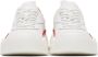 Valentino Garavani White & Red Gumboy Sneakers - Thumbnail 2