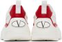 Valentino Garavani White & Red Gumboy Sneakers - Thumbnail 4