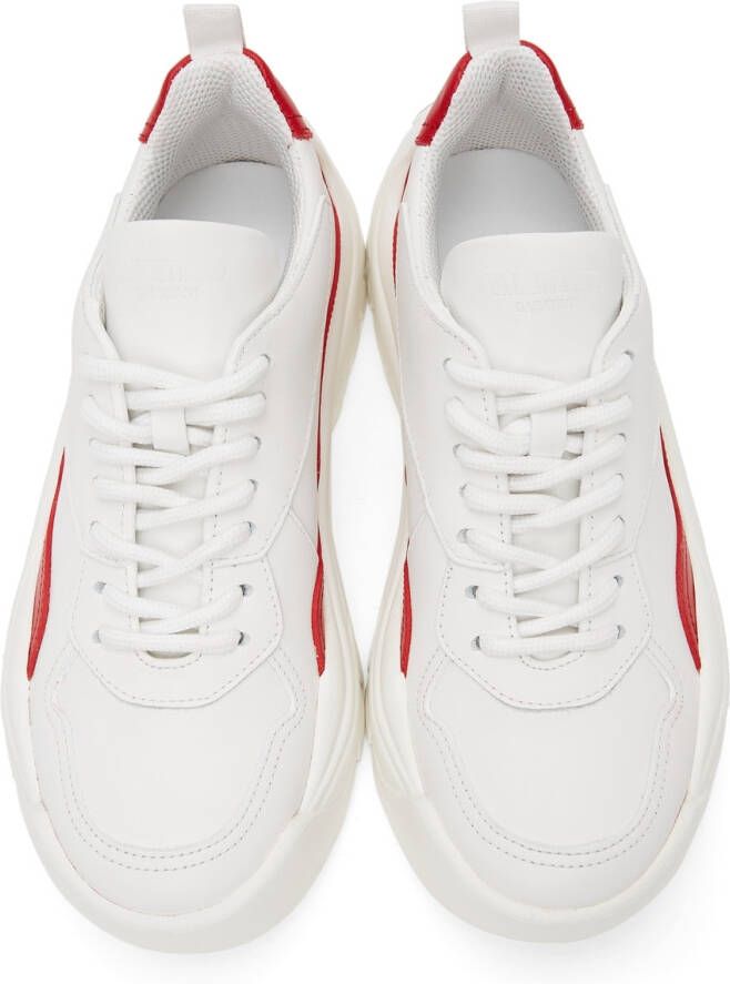 Valentino Garavani White & Red Gumboy Sneakers