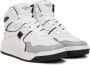 Valentino Garavani White One Stud Sneakers - Thumbnail 4