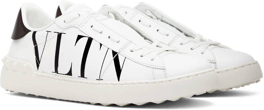 Valentino Garavani White Open Low-Top Sneakers