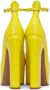 Valentino Garavani Yellow Tan-Go Platform Heels - Thumbnail 2