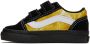 Vans Baby Black & Yellow Old Skool V Sneakers - Thumbnail 3