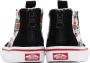 Vans Baby Black Strawberry Gingham Sk8-Hi Zip Sneakers - Thumbnail 2