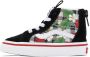 Vans Baby Black Strawberry Gingham Sk8-Hi Zip Sneakers - Thumbnail 3