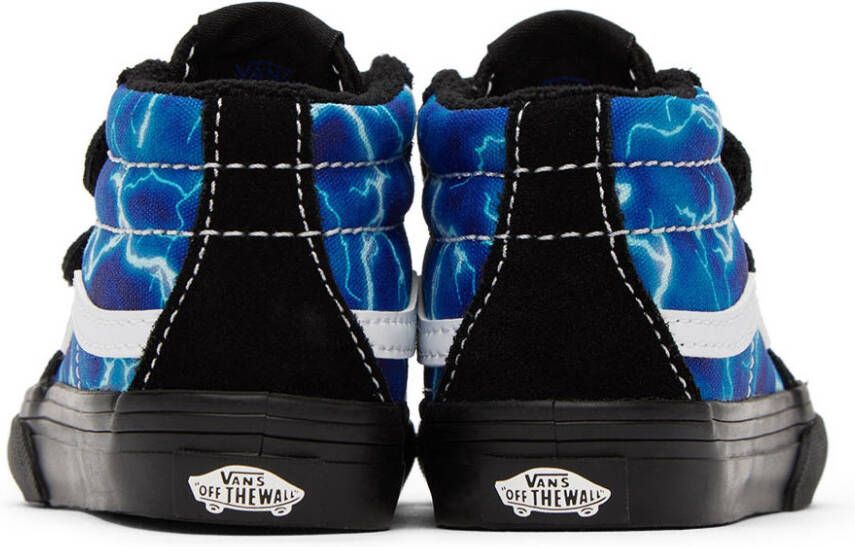 Vans Baby Blue & Black Sk8-Mid Reissu Sneakers