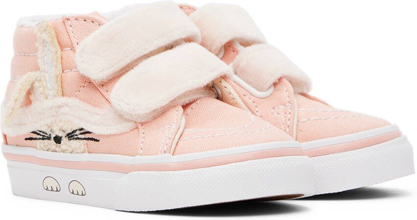 Vans Baby Pink Sk8-Mid Reissue Sneakers