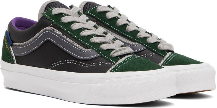 Vans Black & Green OG Style 36 UI Sneakers