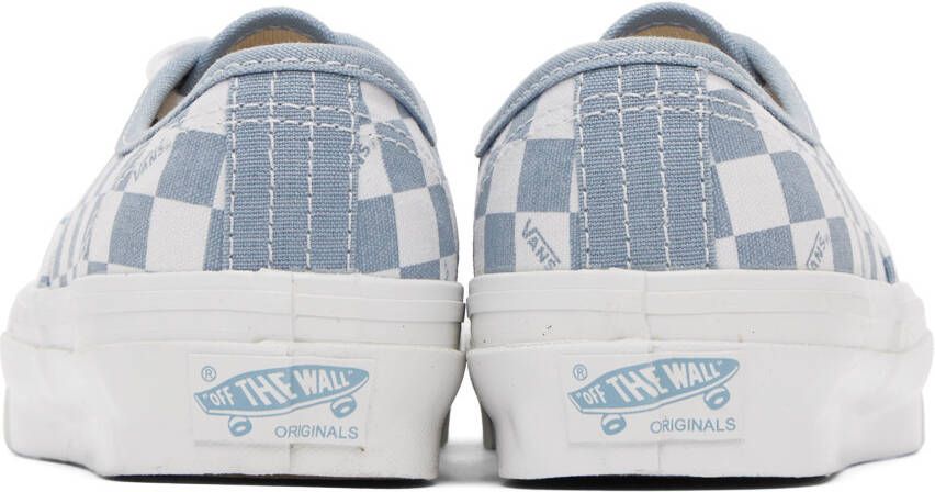 Vans Blue & White OG Authentic LX Sneakers