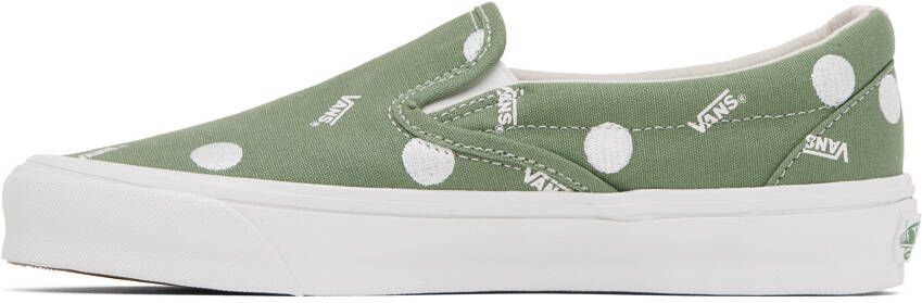 Vans Green OG Classic Slip-On LX Sneakers