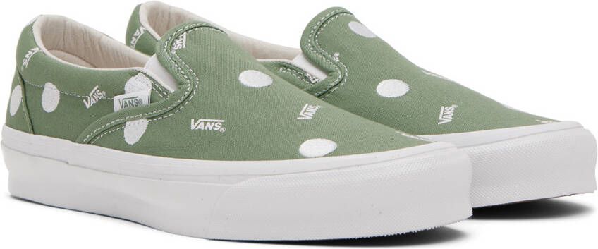 Vans Green OG Classic Slip-On LX Sneakers