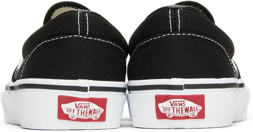 Vans Kids Black Classic Slip-On Little Kids Sneakers