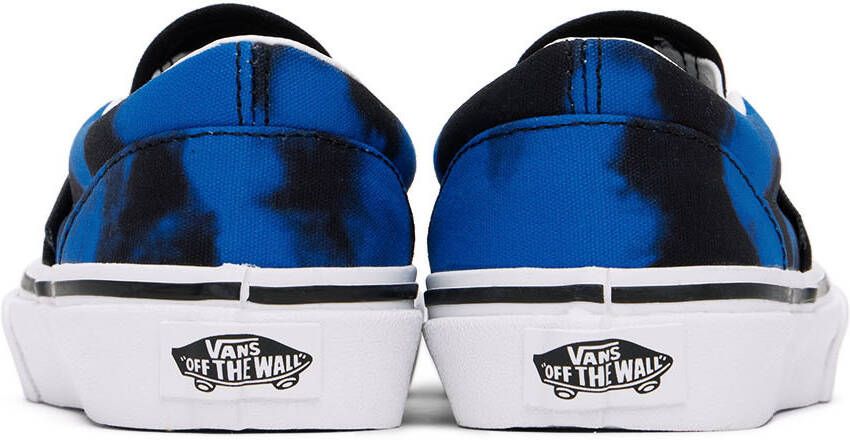 Vans Kids Blue Classic Slip-On Little Kids Sneakers