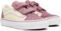 Vans Kids Pink & Off-White Old Skool V Little Kids Sneakers - Thumbnail 4
