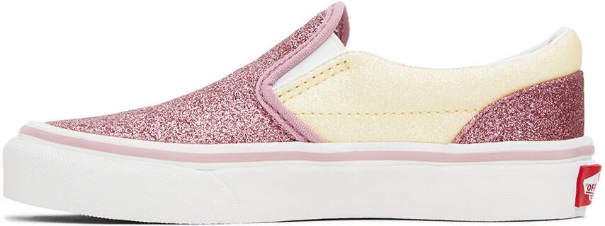 Vans Kids Pink & Off-White Sk8-Hi Zip Little Kids Sneakers
