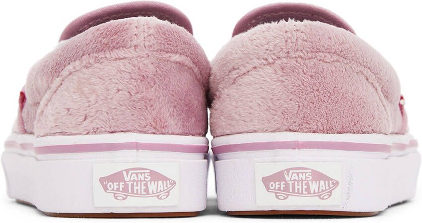 Vans Kids Pink ComfyCush Slip-On V Little Kids Sneakers