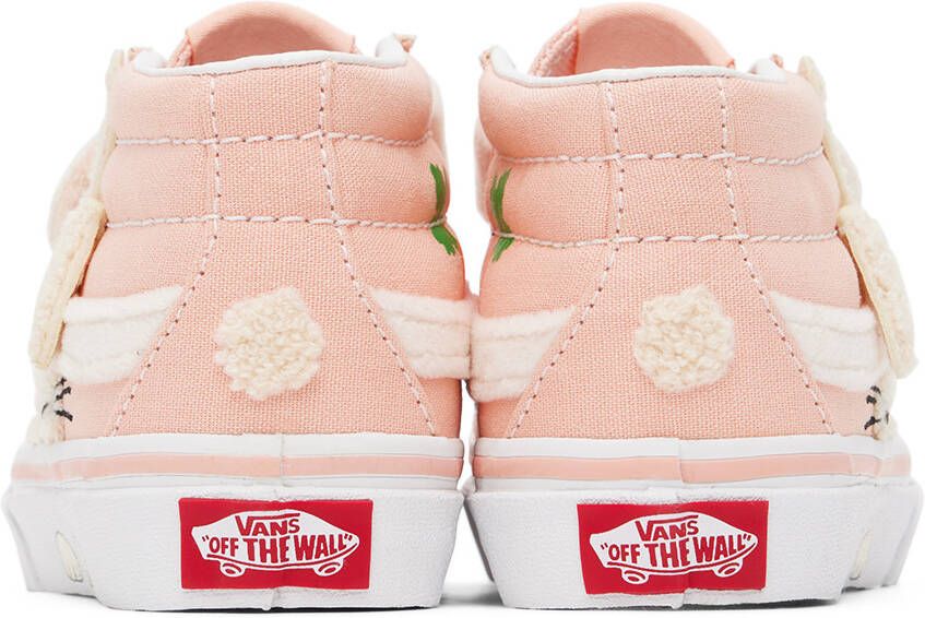 Vans Kids Pink Sk8-Mid Reissue Little Kids Sneakers