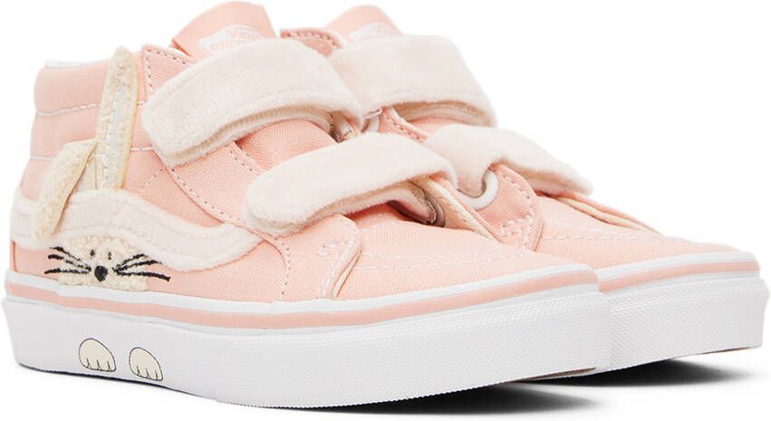 Vans Kids Pink Sk8-Mid Reissue Little Kids Sneakers