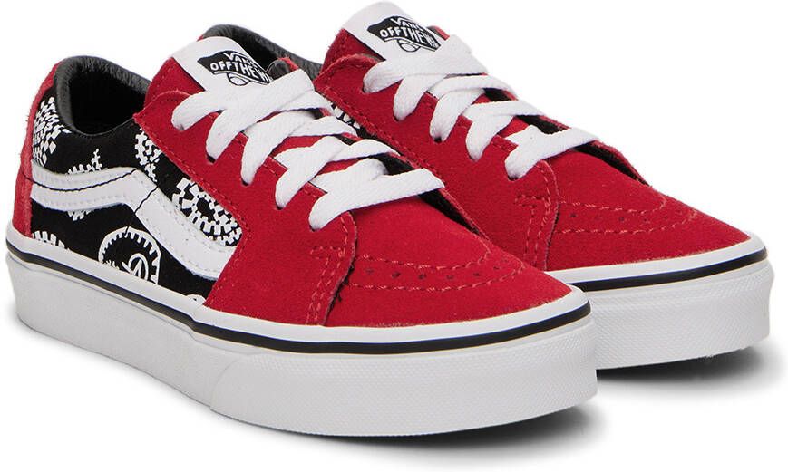 Vans Kids Red & Black SK8-Low Little Kids Sneakers