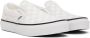 Vans Kids White & Beige Classic Slip-On Little Kids Sneakers - Thumbnail 4