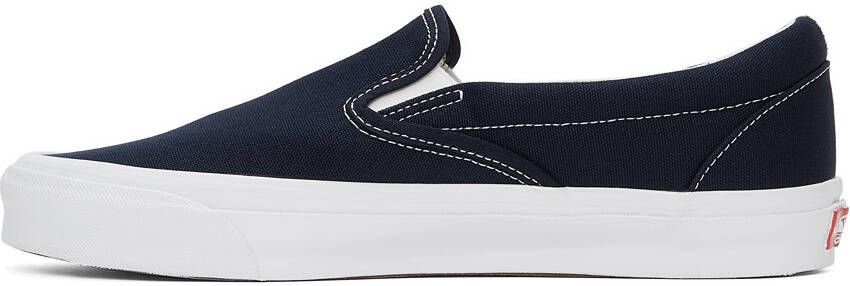 Vans Navy OG Classic LX Slip-On Sneakers