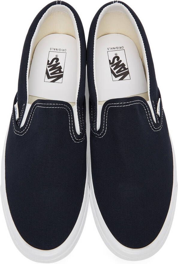 Vans Navy OG Classic LX Slip-On Sneakers