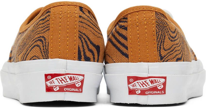 Vans Orange & Navy OG Authentic LX Sneakers