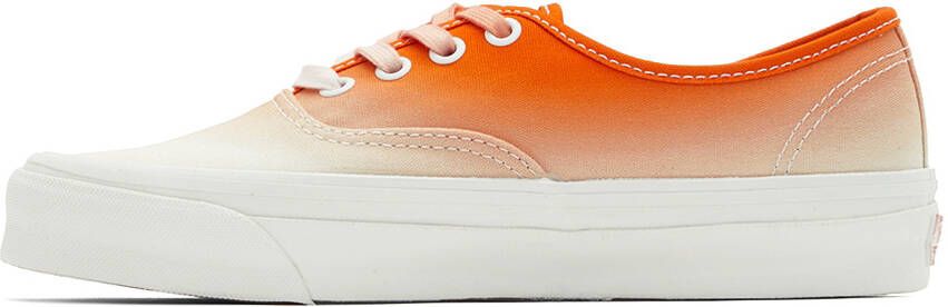 Vans Orange & White OG Authentic L Sneakers