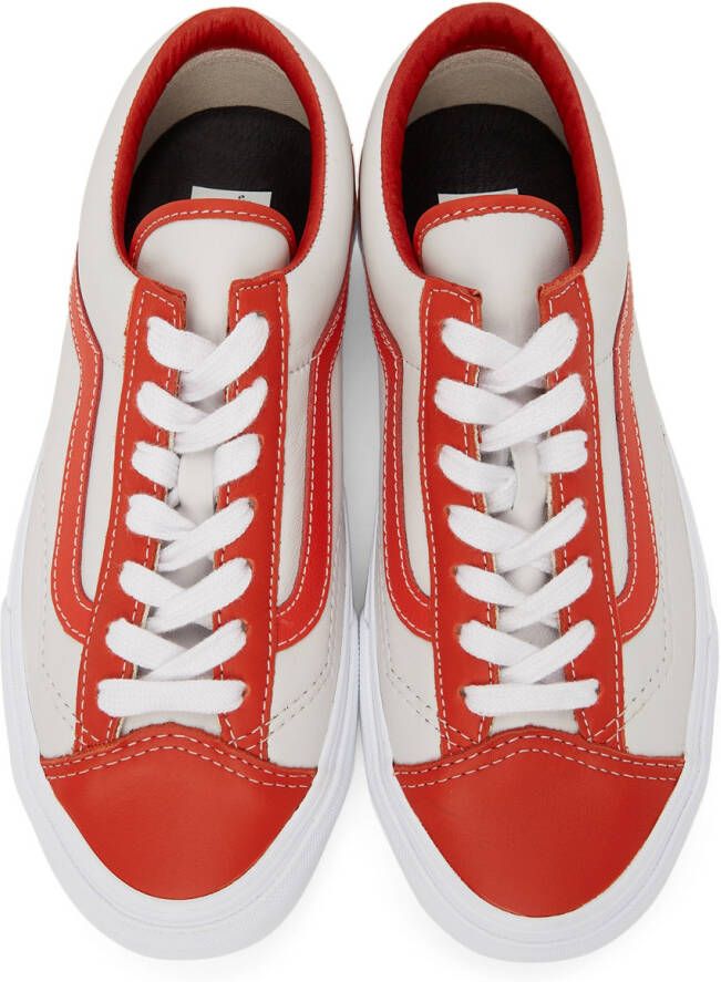 Vans Orange & White Style 36 VLT LX Sneakers