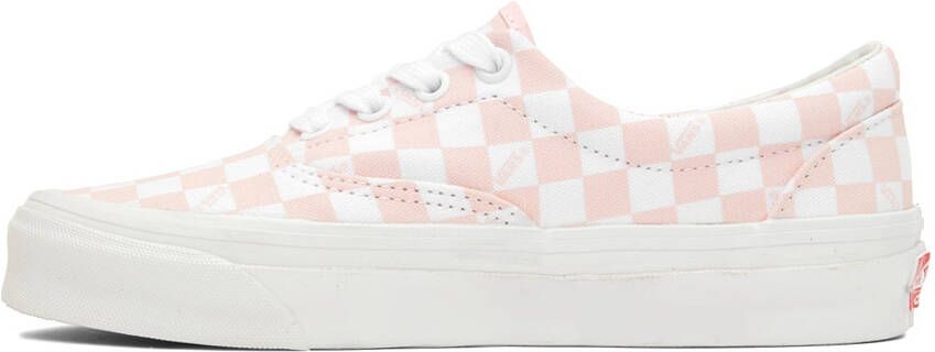 Vans Pink & White OG Era LX Sneakers