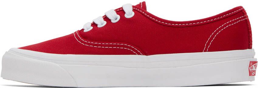 Vans Red OG Authentic LX Sneakers